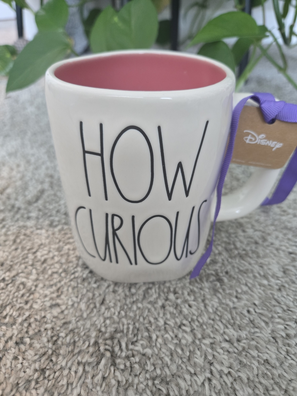 Disney Rae Dunn "How Curious" Alice And Wonderland Mug